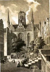 Die Frauengasse in Danzig